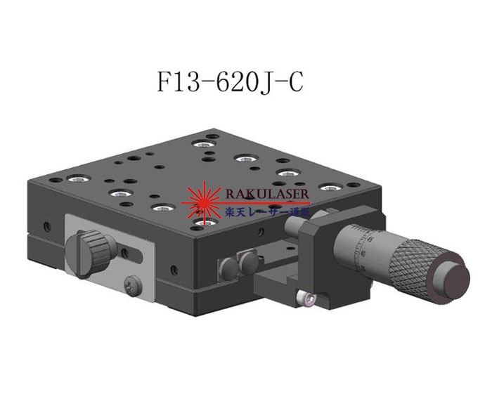 X axis manual precision displacement platform Cross roller guide F13-620J 60*60